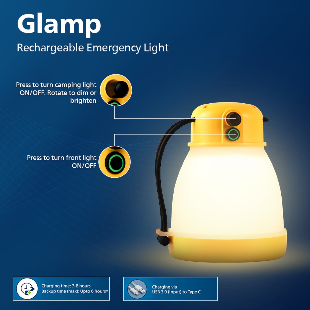 Philips Glamp Rechargeable Emergency light