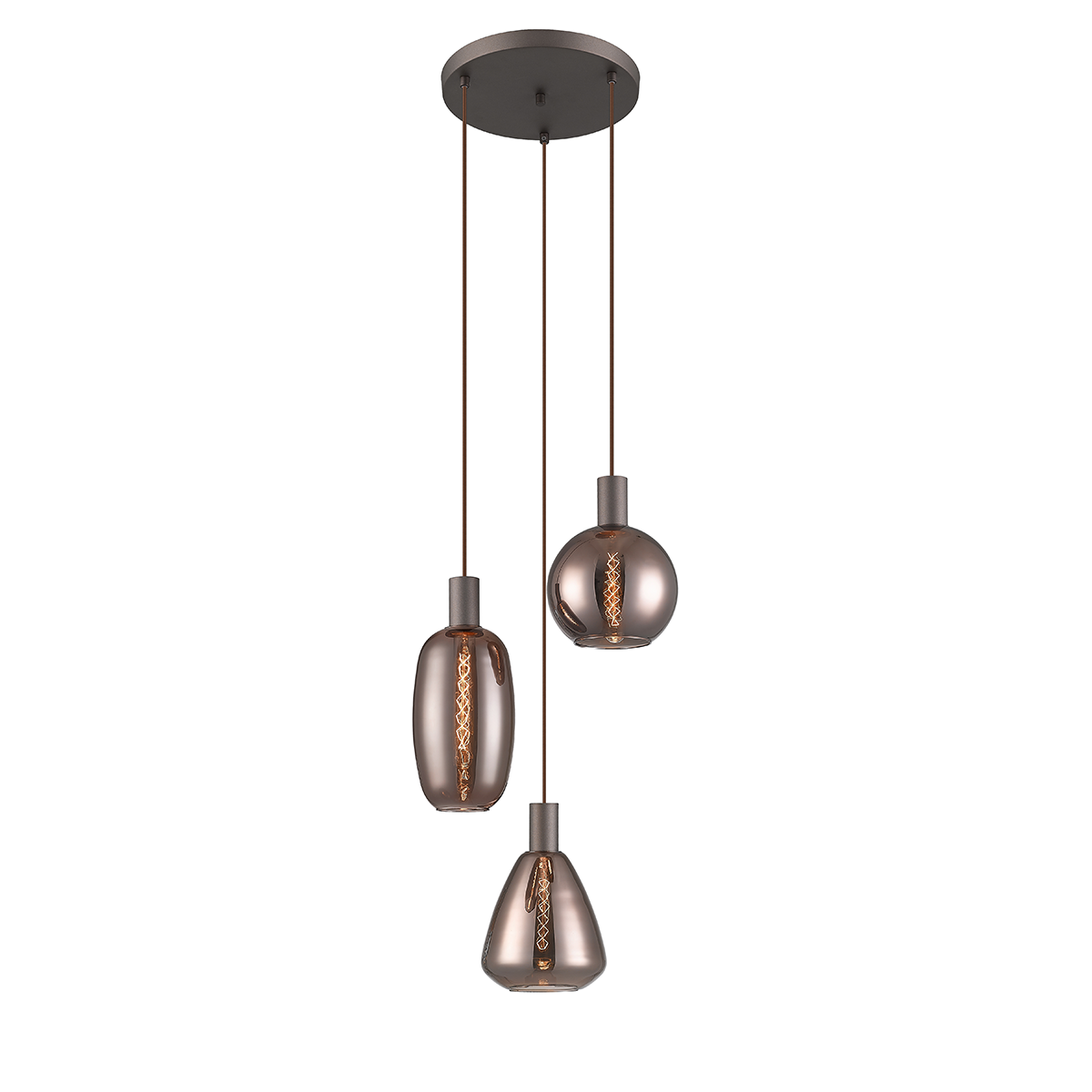 Philips Gaze Expresso 3 Head Suspended Chandelier