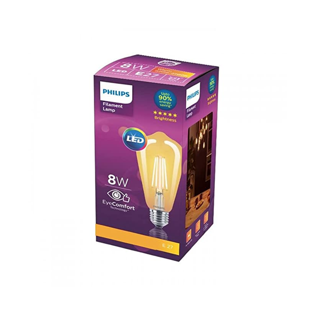 Philips Filament Edison (ST 64) Lamp (Base E27)