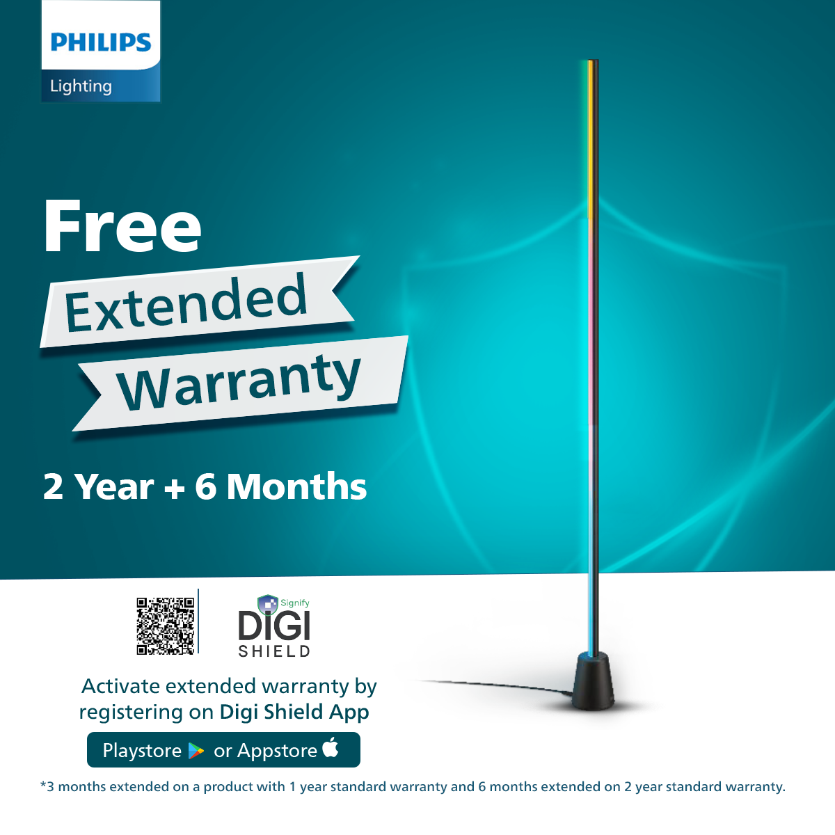 Philips Wi-Fi Gradient Floor Lamp