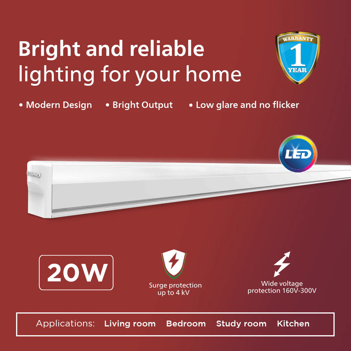 Philips Ujjwal LED Tube light