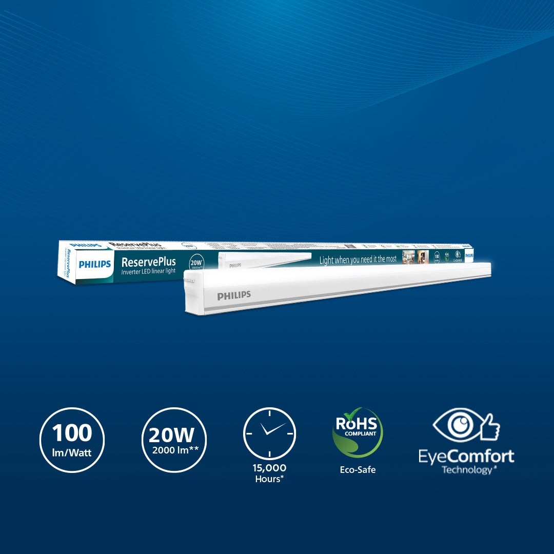 Philips Reserve Plus Inverter LED Batten