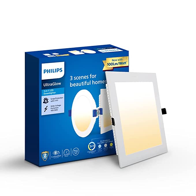Philips Ultra Glow 3-in-1 LED Downlight