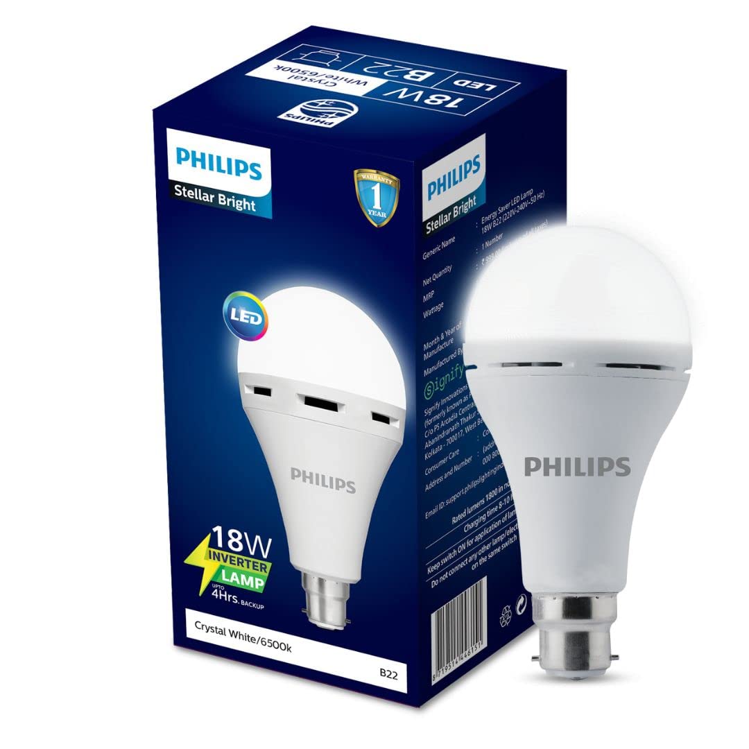 Philips LED Bulb Emergency 18W CW B22 4hr (A)