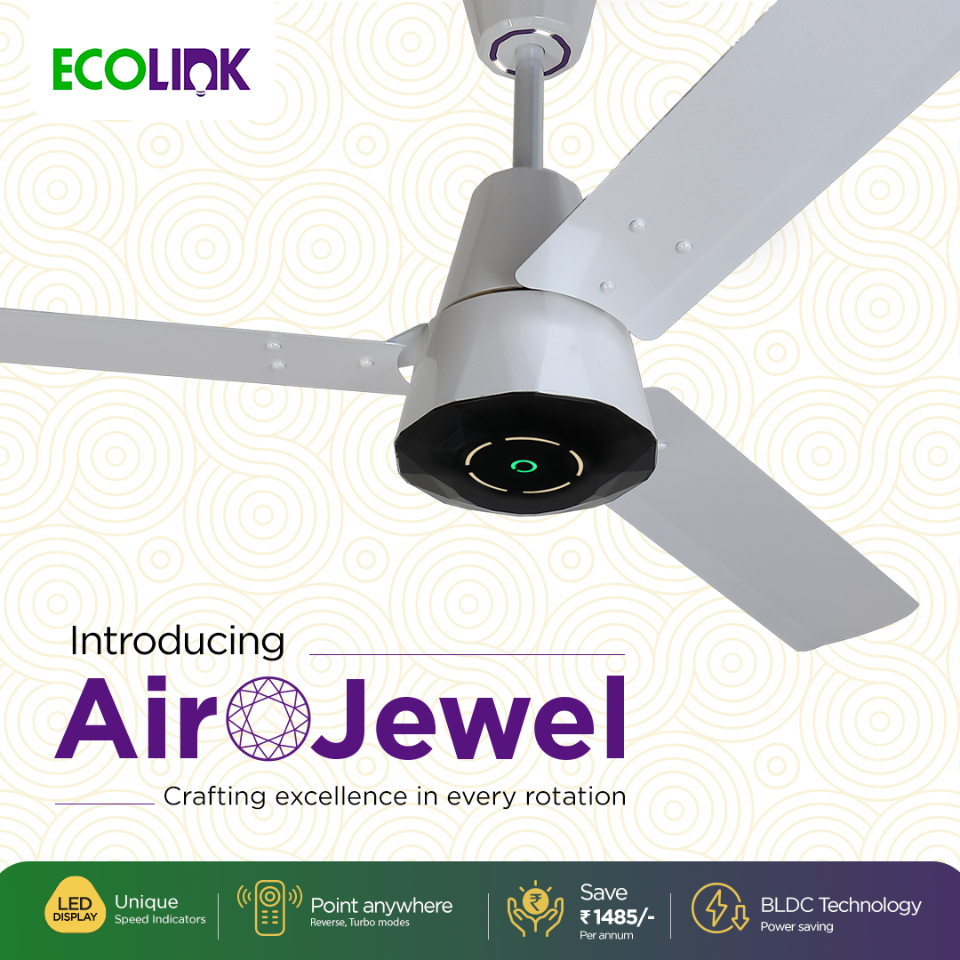 EcoLink AiroJewel BLDC Ceiling Fan