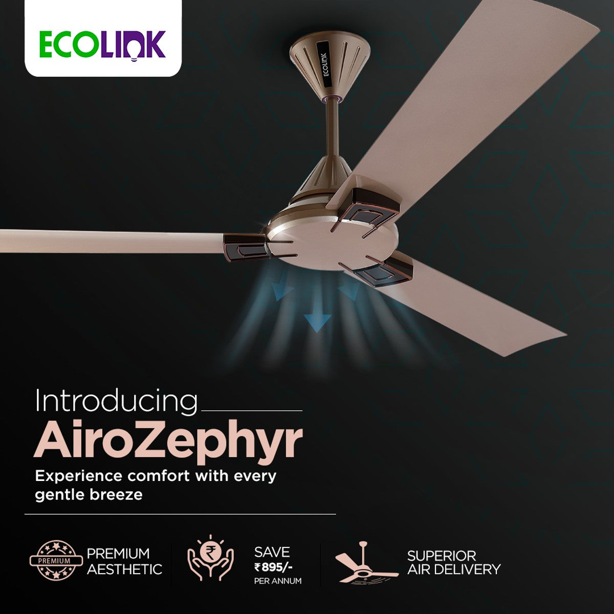 EcoLink AiroZephyr Ceiling Fan