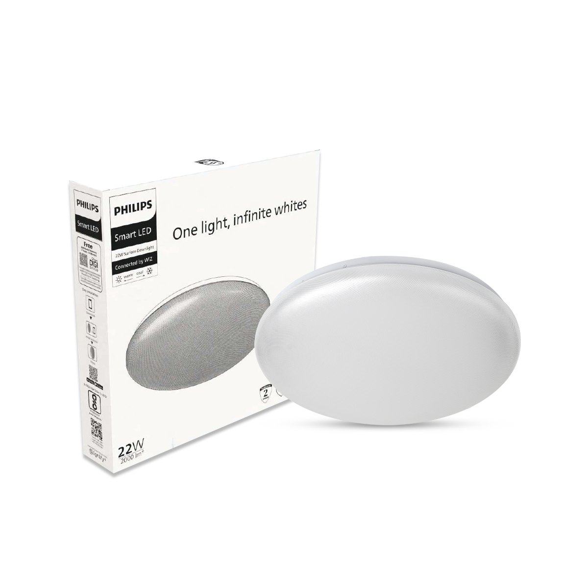 Philips Smart WideGlow LED Surface Downlight