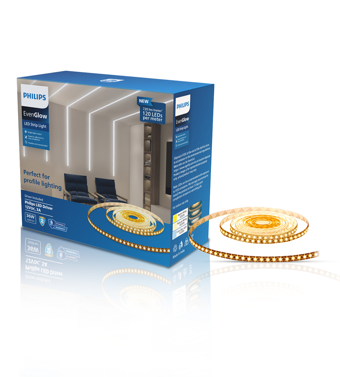 Philips EvenGlow LED Strip Light (with Driver)