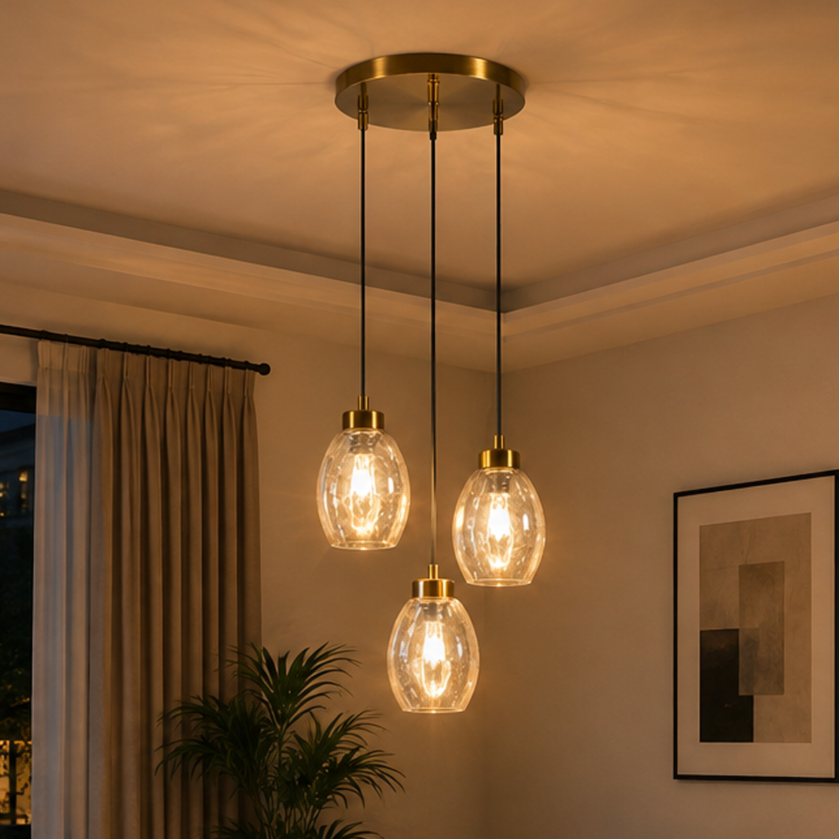 Philips 3 Head Grandeur Pendant light