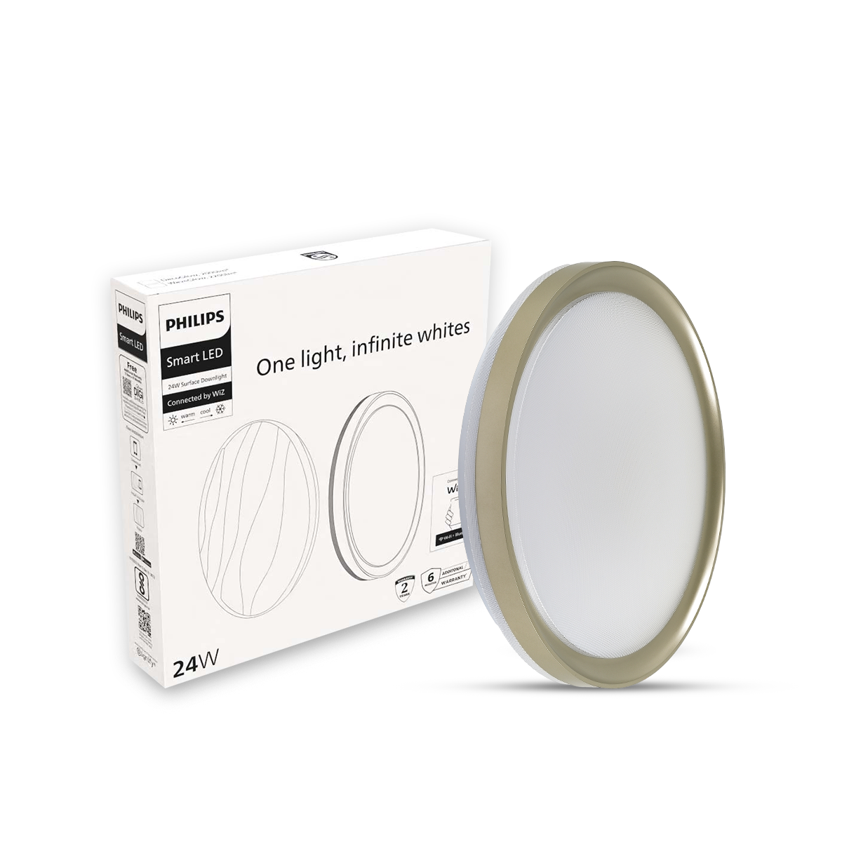 Philips Smart DecoGlow LED Surface Downlight