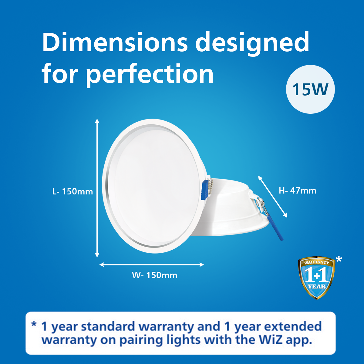 Philips Smart Wi-Fi Aura Dimmable LED Downlight