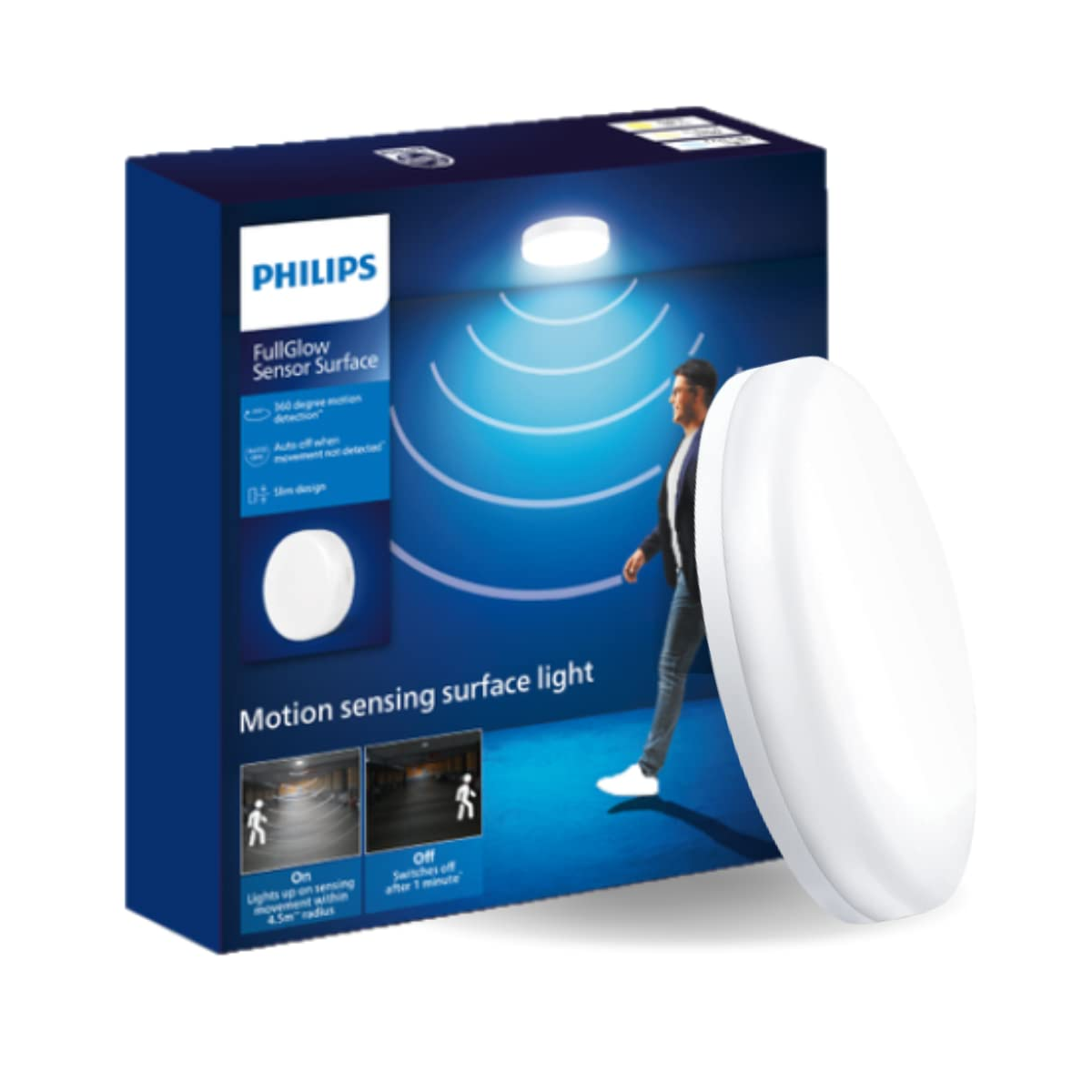 Philips Full Glow Motion Sensor LED Surface light