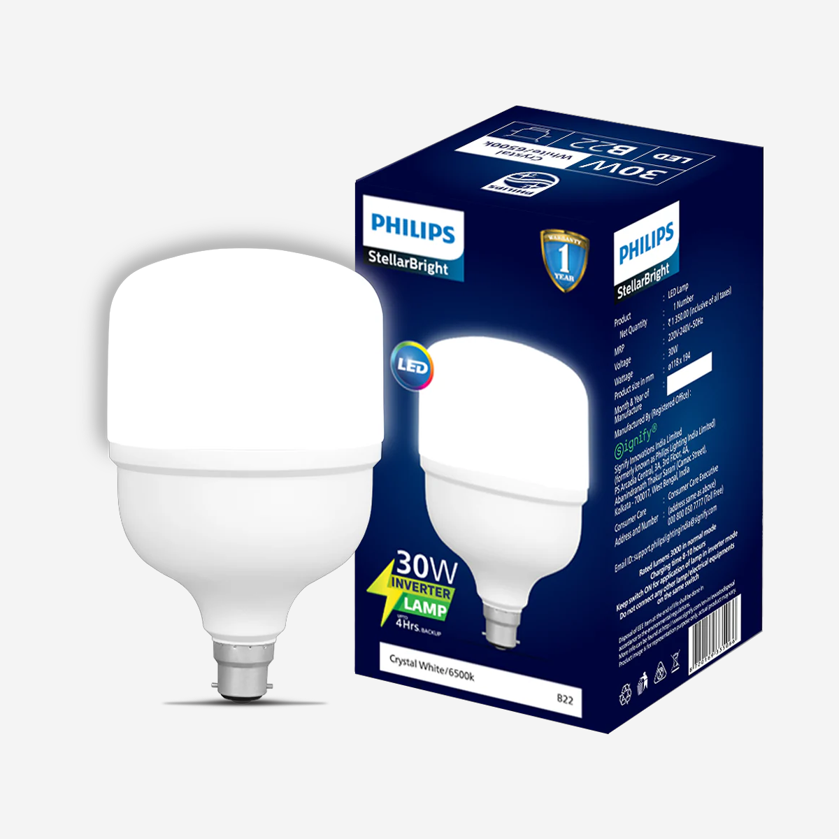 Philips Stellar Bright Emergency Inverter LED Bulb