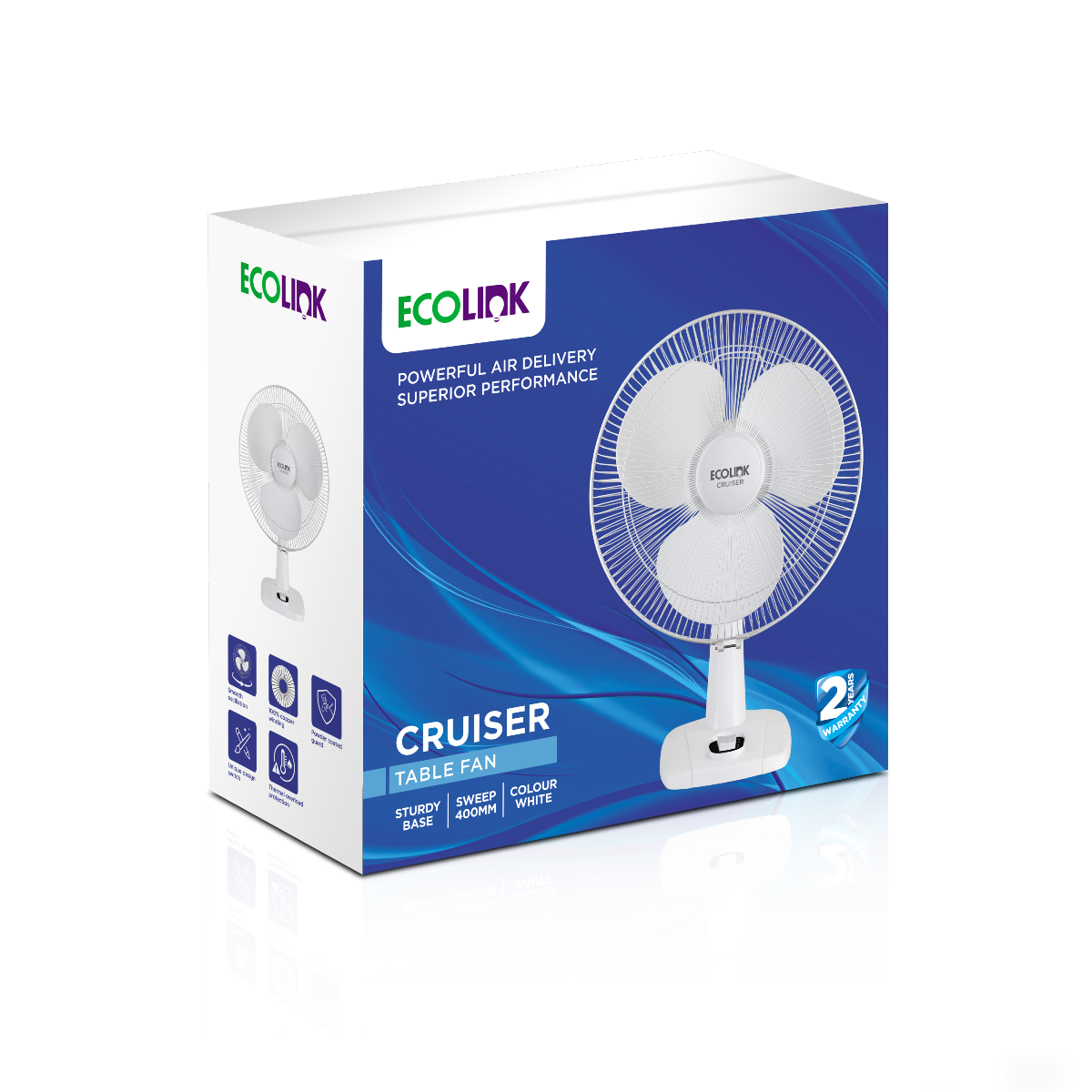 EcoLink Cruiser Table fan (400 mm)